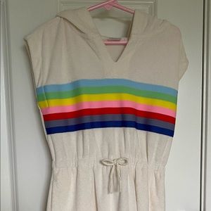 Girls Gap Kids Pool Rainbow Beach Swimsuit Cover Up size S 6-7